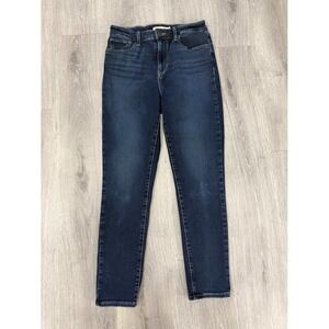 Levi's 721 HIGH RISE SKINNY Womens Size 28 Blue Jeans Denim Pants 28x27